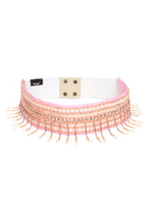 Striped Beaded Cotton Belt